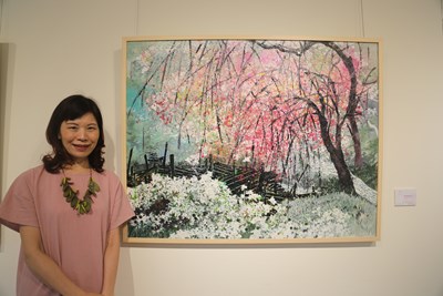 黃譓丞油畫展　葫蘆墩文化中心展出